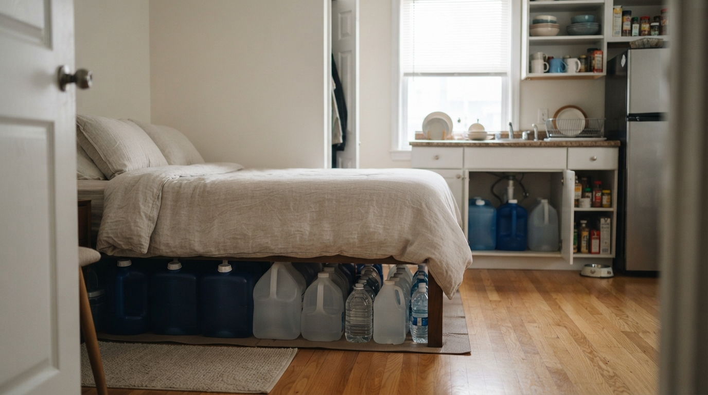 Water Storage for Apartments and Renters (No Garage, No Pantry)