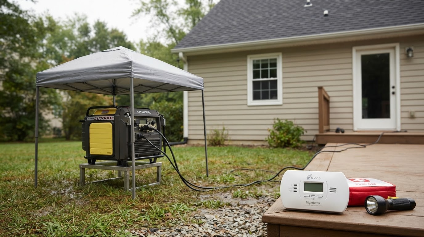 Generator Carbon Monoxide Safety: Placement, Distance, and Symptoms