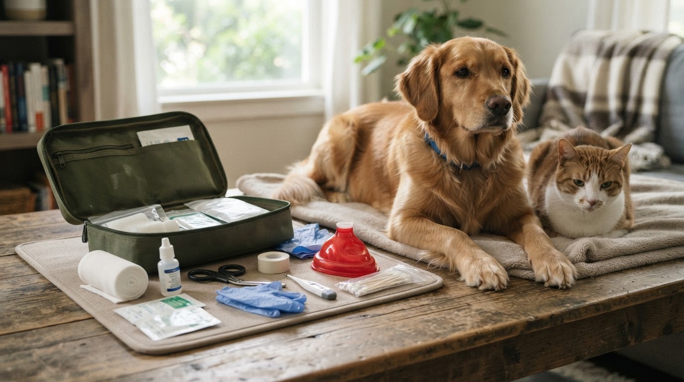 Pet First Aid: Dog and Cat CPR, Bleeding, Choking, and When to Drive to the Vet