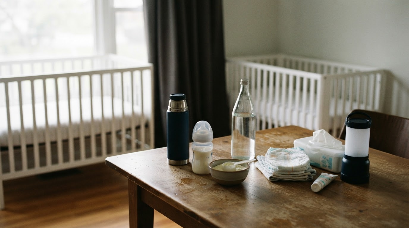 Power Outage with a Baby: Formula, Warming, Diapers, and Sleep Safety