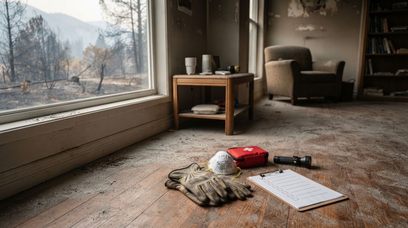 Returning Home After a Wildfire: Re-entry Safety Checklist