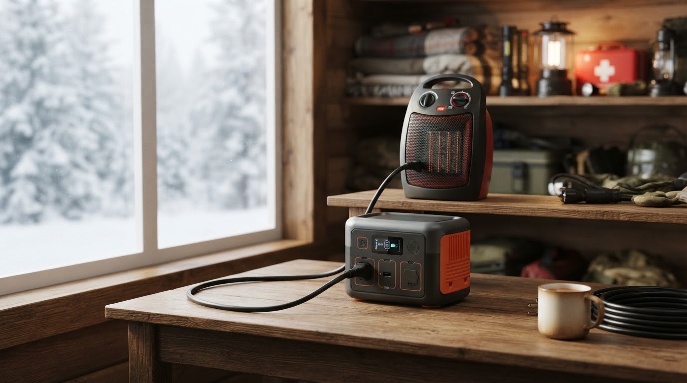 Can a Portable Power Station Run a Space Heater? The Math Says No