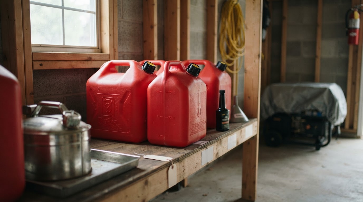 How to Store Gasoline for a Generator Safely (2026)