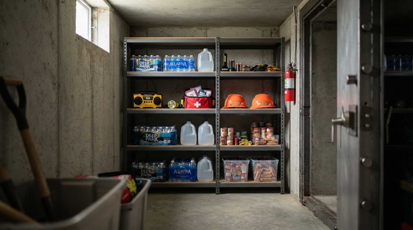 How to Build a Tornado Safe Room (and What to Keep In It)