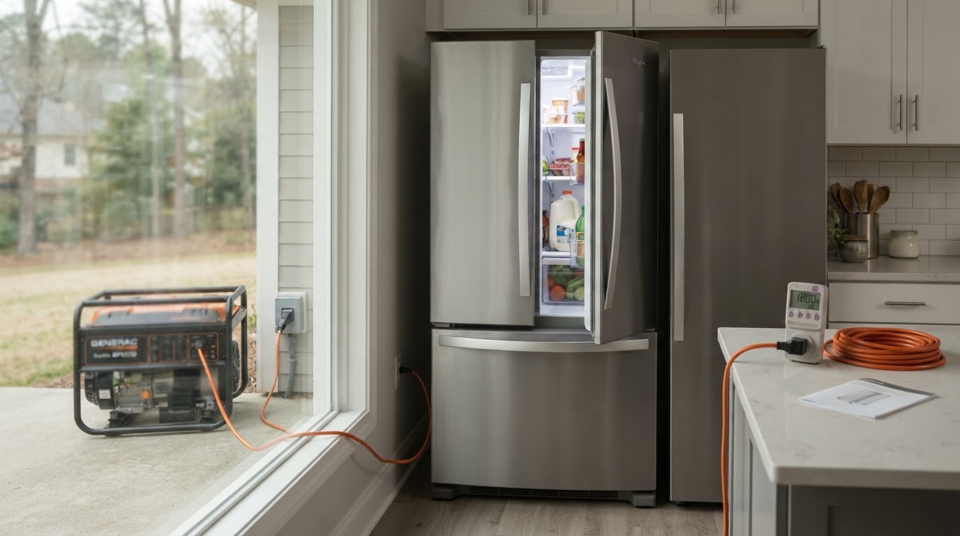 What Size Generator to Run a Refrigerator and Freezer (2026)