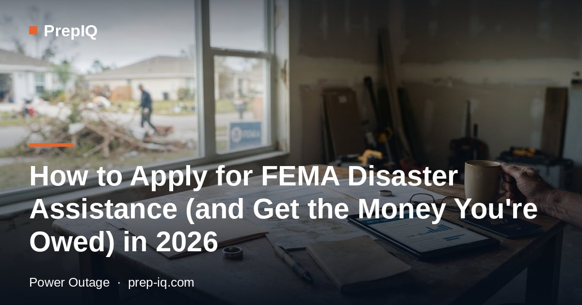 How to Apply for FEMA Disaster Assistance (and Get the Money You're ...
